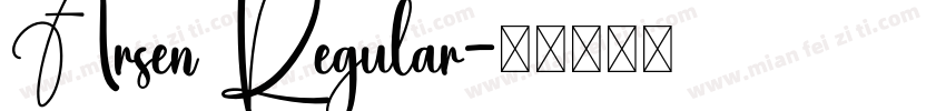 Arsen Regular字体转换